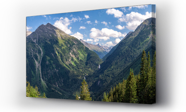 Wizualizacja Obrazu : #293159971 Scenic mountain nature along the Gerlos Alpine Road, Austria