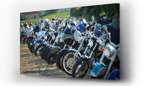 Wizualizacja Obrazu : #293966025 Rząd zaparkowanych motocykli