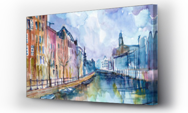 miasto, obraz malowany, pejzaż, retro auta, rysunek, ulica retro