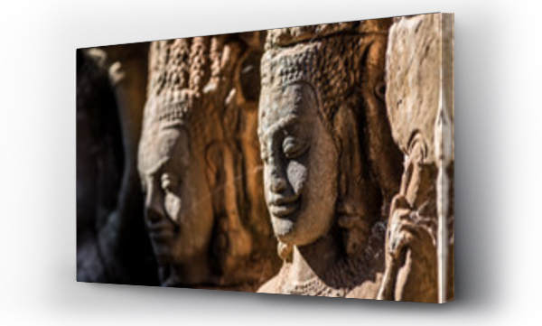 Wizualizacja Obrazu : #295515072 Taras Króla Leppera, starożytne miasto Angkor Thom, Siem Reap, Kambodża