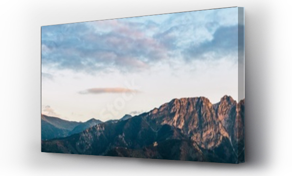 Wizualizacja Obrazu : #295811327 Panorama Tatr. Miasto Zakopane w Polsce