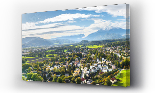 Wizualizacja Obrazu : #296147025 salzburger land and berchtesgaden high definition panorama