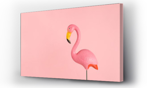 Wizualizacja Obrazu : #296342859 różowy flaming na różowym tle