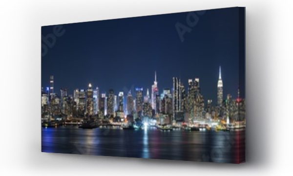 manhattan, new york, noc, Panorama