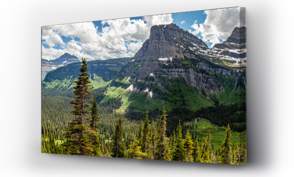 Wizualizacja Obrazu : #306358780 Mountains panorama in Glacier National park, Montana