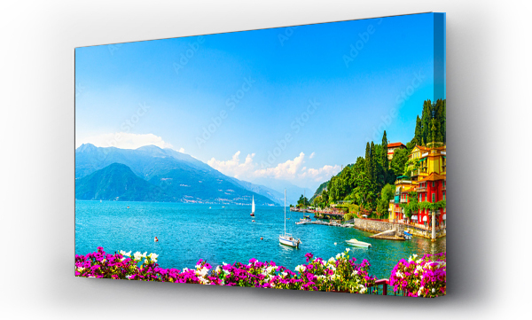 como, Italia, jeziora, Panorama, Wlochy