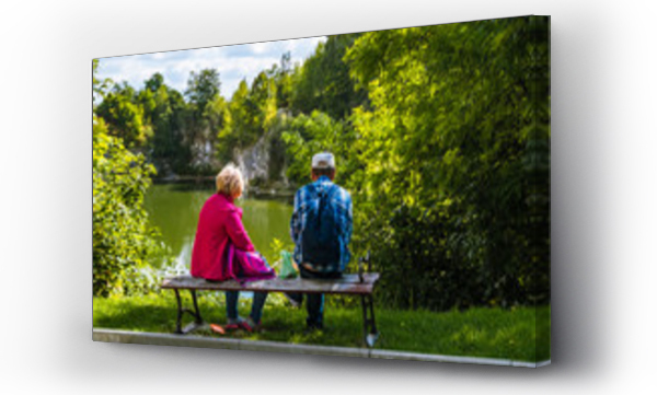 Wizualizacja Obrazu : #308830144 ludzie na ?awce 