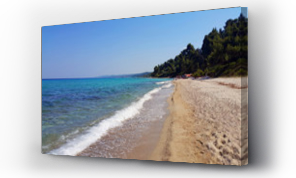 Wizualizacja Obrazu : #310955816 Chalkidiki Grecja pla?a morze piasek