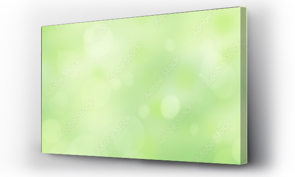 Wizualizacja Obrazu : #319233635 Świeże wiosenne zielone liście ogrodowe tło z rozmytym bokeh.