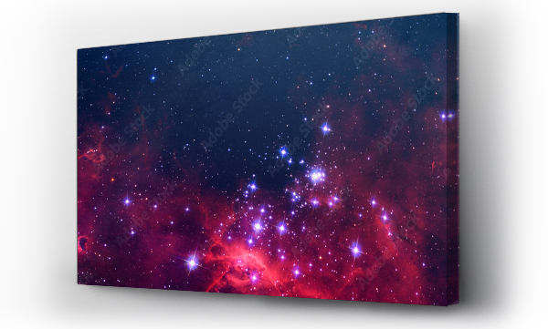 Wizualizacja Obrazu : #320819084 kreatywne surrealistyczne nauki abstrakcyjne niebo galaktyki z wieloma gwiazdami, kolorowy pył elementy tego obrazu dostarczone przez nasa