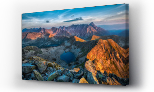 góry, jeziora, krajobraz, Tatry, tatry lato