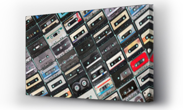 Wizualizacja Obrazu : #323585902 collection of retro audio tapes
