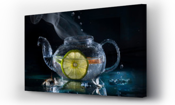 Wizualizacja Obrazu : #324040844 Gorąca herbata - z parą wodną