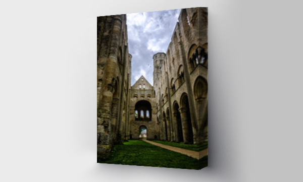 Wizualizacja Obrazu : #325805840 The ruins of Jumieges Abbey are an impressive tourist attraction in Normandy, France