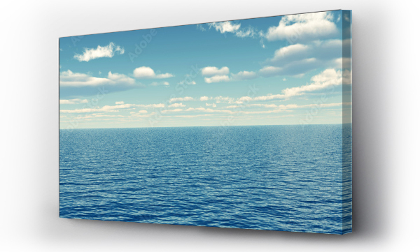 Krajobrazy 3d, ocean, Panorama