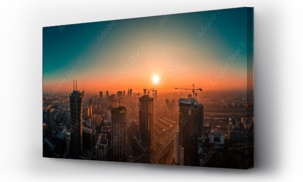 Warszawa z lotu ptaka