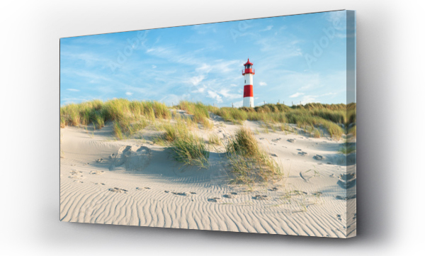 Wizualizacja Obrazu : #340220666 List Ost Lighthouse on the beach, Sylt Island, Schleswig-Holstein, Germany	