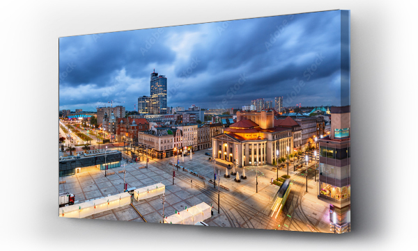 Wizualizacja Obrazu : #353151290 Katowice panorama
