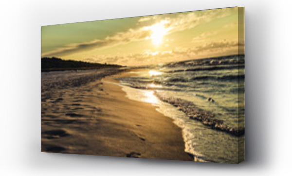 Bałtyk, morze, zachód słońca