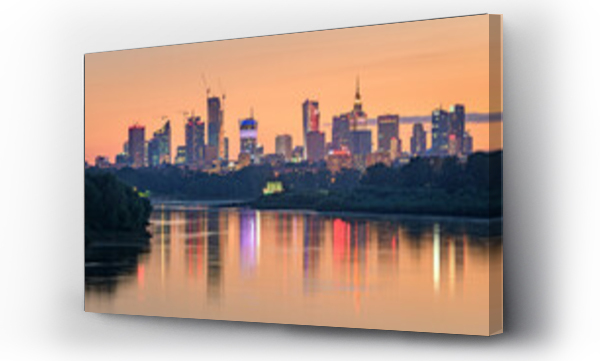 Wizualizacja Obrazu : #366205343 Warsaw Skyline - Panorama Warszawy