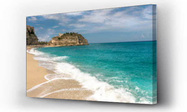 morze, plaża, włochy, włochy drzewa