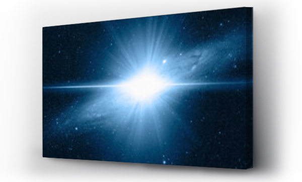 Wizualizacja Obrazu : #378133704 Planeta Ziemia z wybuchem supernowej - Głęboka przestrzeń abstrakcyjne tła sci-fi 