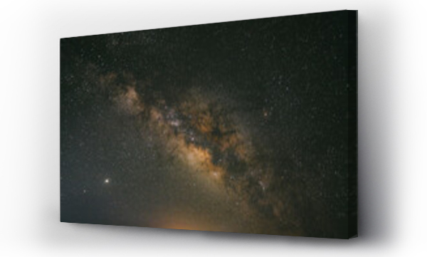 Długa ekspozycja nocnego nieba i Drogi Mlecznej w Baja, Meksyk.