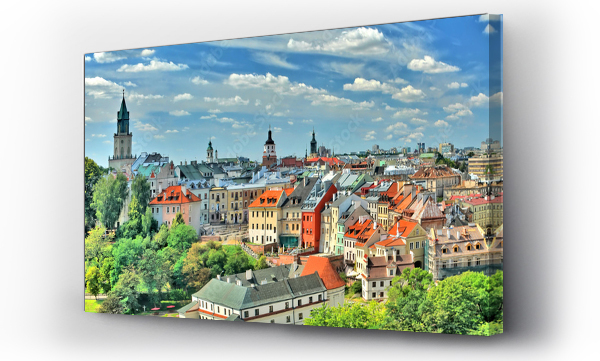 Wizualizacja Obrazu : #384716050 Panorama Starego Miasta w Lublinie
