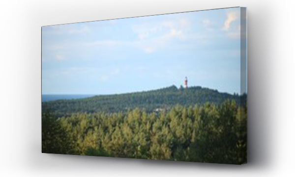 Wizualizacja Obrazu : #387669585 Latarnia morska w Stilo z oddali