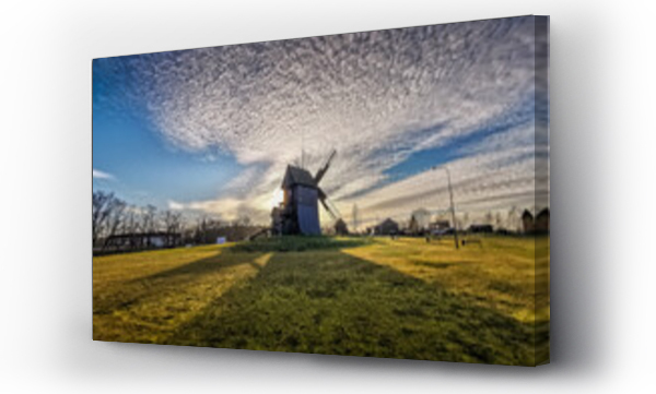 Wizualizacja Obrazu : #394363833 Windmill in the clouds