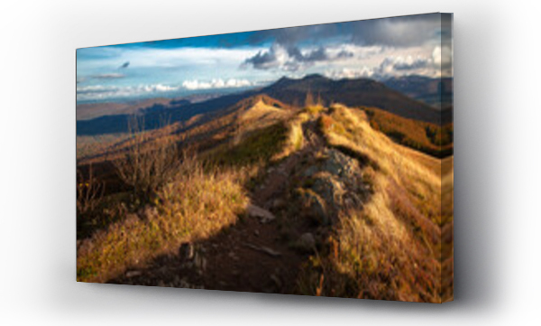 góry, góry karpaty, jesienne, Krajobrazy, złote, Złote liscie, łąki