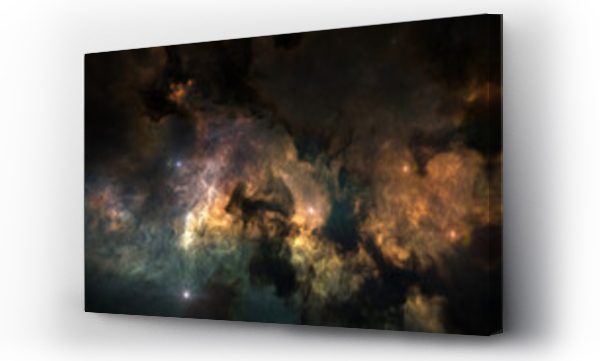Przestrzeń kosmiczna tło z kolorowymi chmurami mgławicy i gwiazd. Galaktyka Astronomia obraz pokazujący wszechświat poza Drogą Mleczną.
