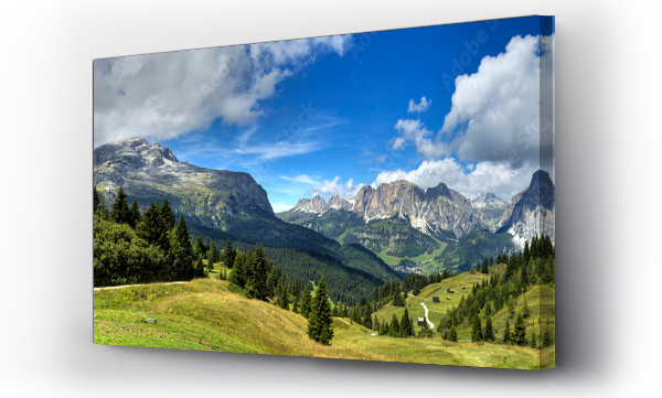Dolomity - Alta Badia panorama