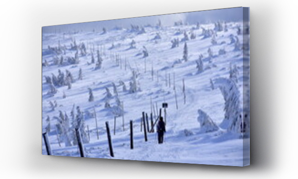 Wizualizacja Obrazu : #416888648 Karkonosze, zima, ?nieg, warunki na szlakach, Sudety