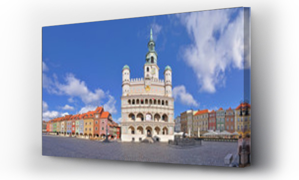Wizualizacja Obrazu : #42267487 Market square, Poznan, Poland - Stitched Panorama