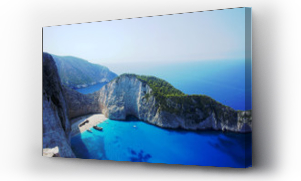 Wizualizacja Obrazu : #42455002 Widok na pla?? w zatoce wraku na wyspie Zakynthos, Grecja