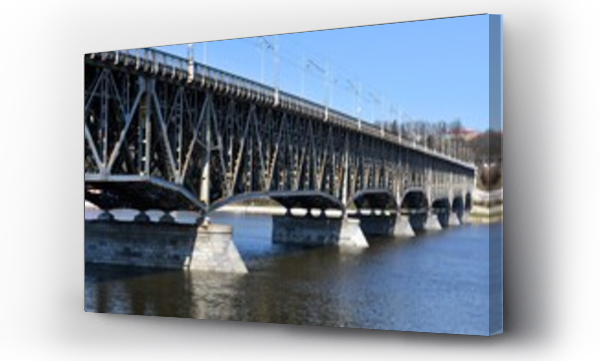 Wizualizacja Obrazu : #425497637 Plock most Legionow Pilsudskiego na Wisle