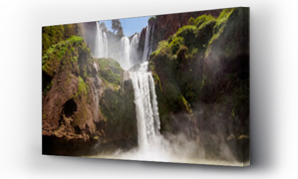 Wizualizacja Obrazu : #426071516 Wodospad Ouzoud, wodospad w pobliżu miejscowości Tanaghmeilt w Atlasie Średnim, prowincja Azilal, region Beni Mellal-Khenifra, Maroko, Afryka Północna