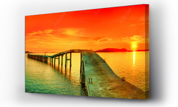 Wizualizacja Obrazu : #42726025 Panorama zachodu słońca