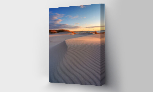 morze, plaża, trawa piasek