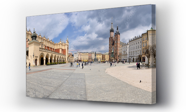 Wizualizacja Obrazu : #431766100 Old Town square in Krakow, Poland	