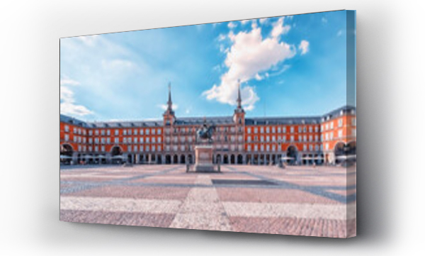 Wizualizacja Obrazu : #432649413 Plaza Mayor in Madrid city, Spain
