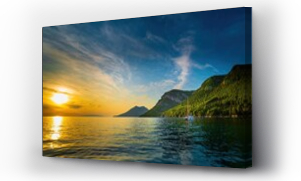 chorwacja, morze, słońca, zachód słońca