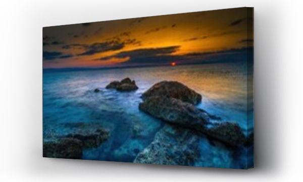 krajobraz, morze, wschód słońca