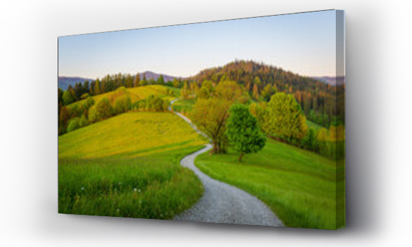 beskidy, drzewo, góry, Szczyrk, wieś, wisła