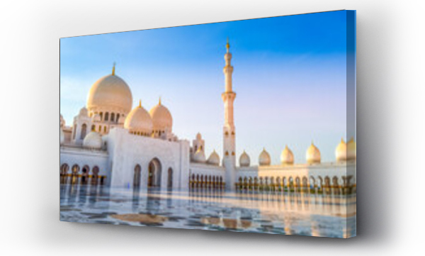 Wizualizacja Obrazu : #438893513 Beautiful Sheikh Zayed Mosque in Abu Dhabi United Arab Emirates