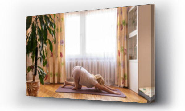 Wizualizacja Obrazu : #439424430 Person With Disability  Doing Yoga
