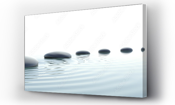 Wizualizacja Obrazu : #43992919 Ścieżka Zen z kamieni na szerokim ekranie