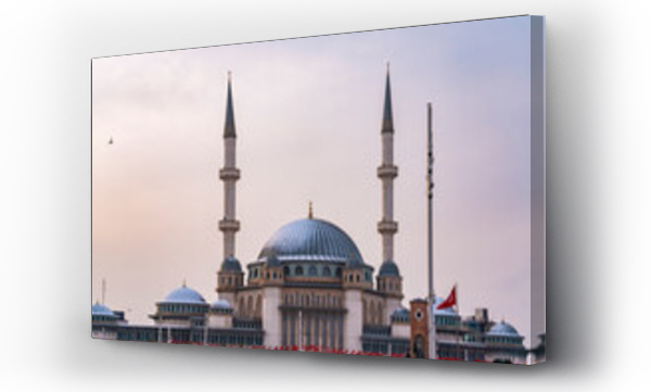 Wizualizacja Obrazu : #445428140 Turcja, Istambuł, meczet Maksem Cami o zmierzchu