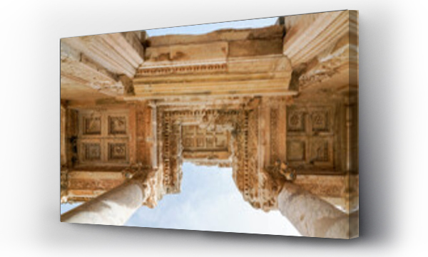 Wizualizacja Obrazu : #445428206 Old ruins at Ephesus, Turkey